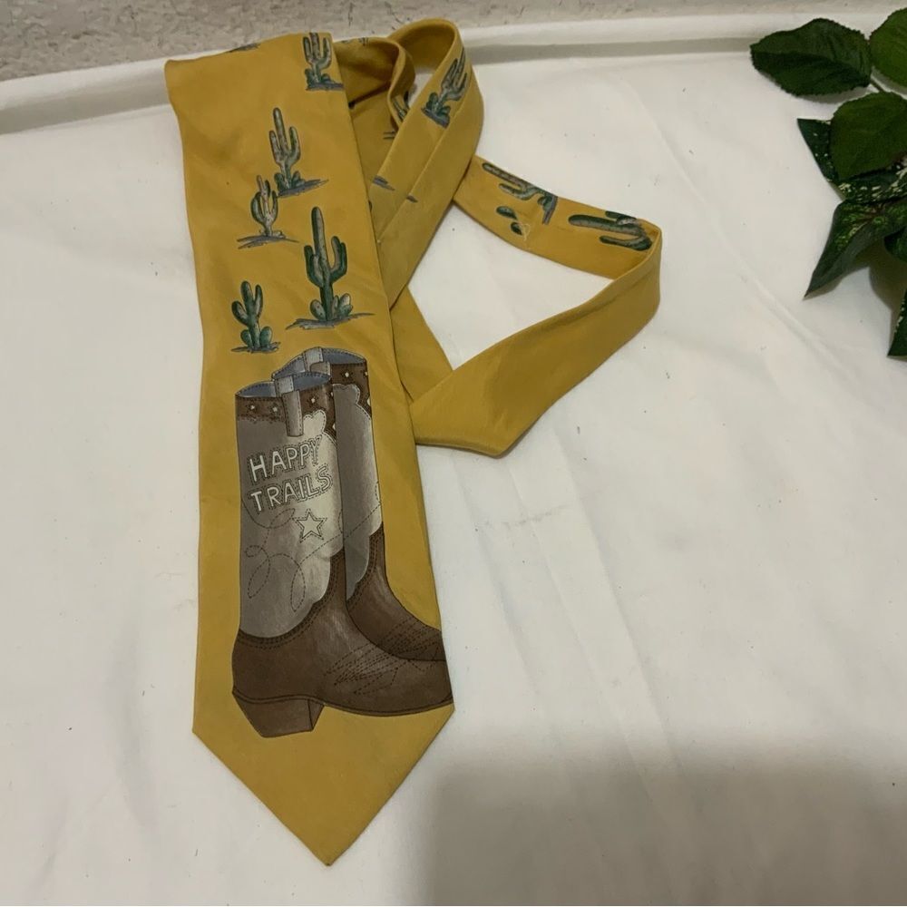 Corvette 100% silk made in Italy Happy trails  Corvette men's necktie TIE.